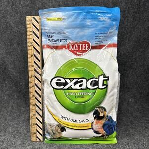 NEW Kaytee Exact Hand Feeding Bird Food Formula Omega 3 Probiotics Macaw 1.1kg
